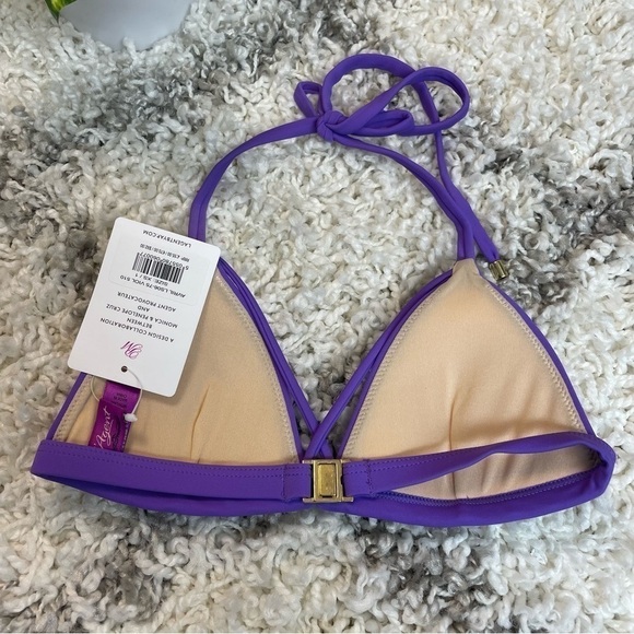 L'Agent by Agent Provocateur Avril Bikini Top in Violet - Picture 8 of 8